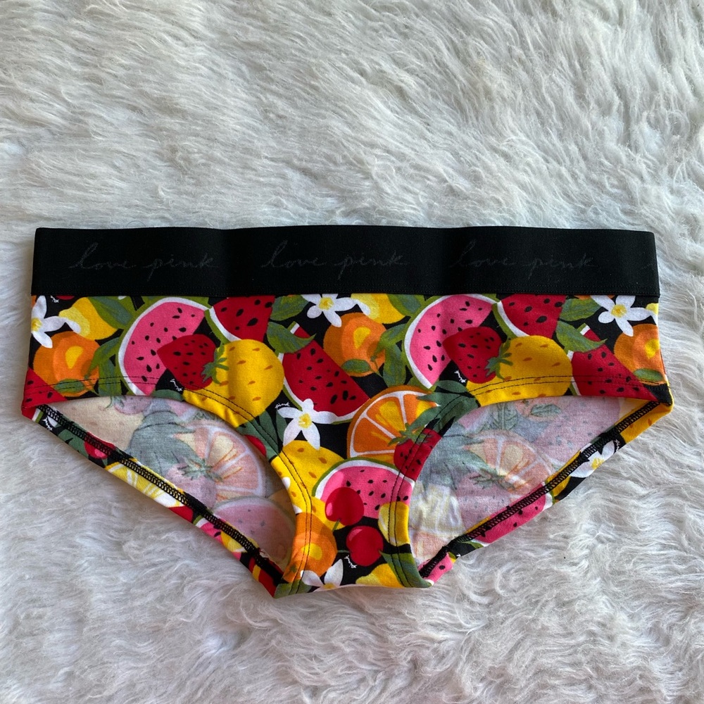 VS PINK fruit 🍉 logo waist hipster